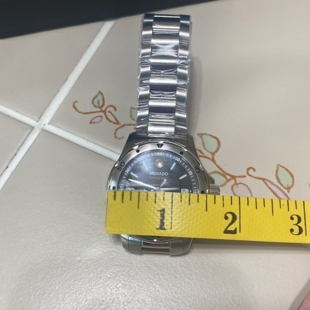 Movado Mens Series 800 Stainless Steel Watch New In Box - Picture 13 of 14